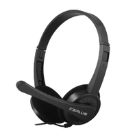 Headset C3Tech PH-02BK P2 40mm Com Microfone - Preto