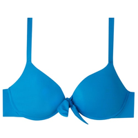 Parte De Cima De Biquíni Push-Up Almofadado Soft Indonésia - Azul