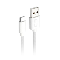 Cabo USB C3Tech CB-C21WH USB 2 Metros 2A - Branco