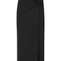 Saia Perlin Tricot - Preto