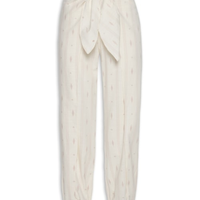 Calça Feminina Bordado Caminhos - Bege