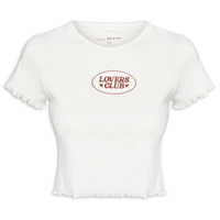 Blusa Feminina Ribana Bordado Lovers Club - Off White