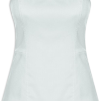 Blusa Feminina Sem Manga Com Recortes - Cinza