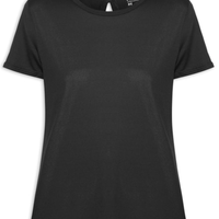 Camiseta Feminina Manga Curta - Preto