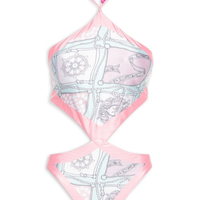 Maiô Engana Mamãe Estampado - Rosa