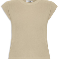 Blusa Feminina Tricot Sem Manga - Bege