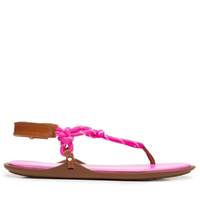 Sandália Rasteira Couro Custom Anklet - Rosa