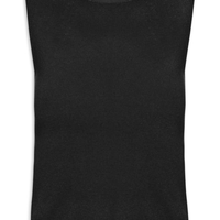 Blusa Feminina Tricot Sem Manga - Preto
