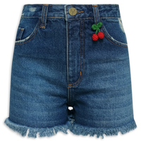 Short Feminino Jeans Mia - Azul