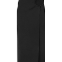 Saia Perlin Tricot - Preto