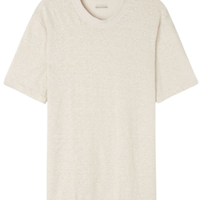 Camiseta Em Linho - Bege