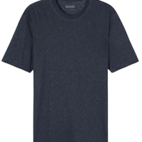 Camiseta Em Linho - Azul