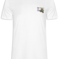 Camiseta Masculina Malha Estampa Lebanon Stamp - Branco