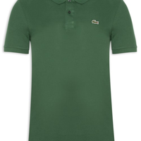 Polo Masculina Slim Fit Em Petit Piquet - Verde