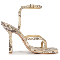 Sandália Feminina Bold II Salto Fino Snake Safari - Animal Print