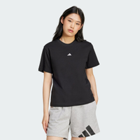 Camiseta Essentials de Algodão com Logotipo Pequeno. Mulher adidas