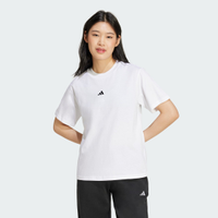 Camiseta Essentials de Algodão com Logotipo Pequeno. Mulher adidas