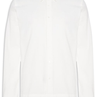 Camisa Masculina PJ Cotton Texture Manga Longa - Off White