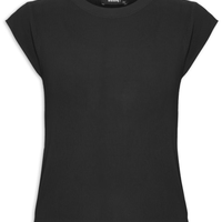 Blusa Feminina Tricot Sem Manga - Preto