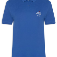 Polo Masculina Stack Chest Reg - Azul