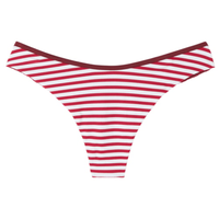 Calcinha De Biquíni Brasileira Nautical Stripes - Riscas