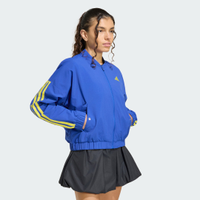 Jaqueta Corta-vento DE Malha Essentials Três Listras Mulher adidas