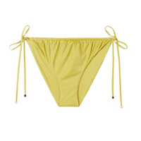 Calcinha De Biquíni Shiny Satin - Amarelo