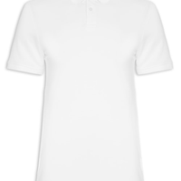 Polo Masculina Pima Piquet - Branco