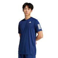 Camiseta Adidas Club 3 Stripes Azul Marinho