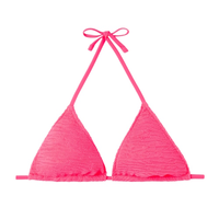 Parte De Cima Biquíni Cortininha Crinkle Waves - Rosa