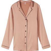 Camisa Em Seda - Rosa