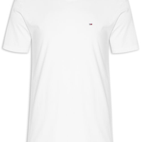 Camiseta Masculina Tjm Slim C Neck Tee - Branco