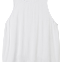Regata Em Viscose - Branco