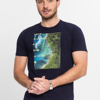 Camiseta Masculina - Azul