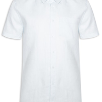 Camisa Masculina Classic Linen - Azul