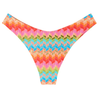 Calcinha De Biquíni Brasileira Rainbow - Laranja