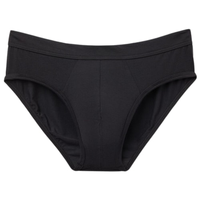 Cueca Slip Em Modal e Seda - Preto