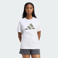 Camiseta Estampa Camuflagem Mulher adidas
