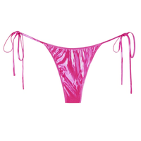 Calcinha De Biquíni Fio Dental Daytona - Rosa
