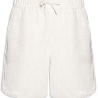 Short Masculino Viés Linen Cru - Bege
