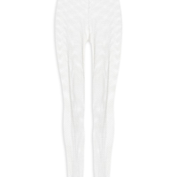 Calça Feminina Malha Arrastão Aila - Off White