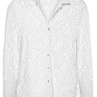 Camisa Feminina Laise Concha - Branco