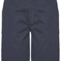 Bermuda Masculina Chino em Sarja Tinturada - Azul