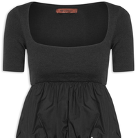 Blusa Feminina Balonê - Preto