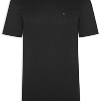 Camiseta Masculina Básica Regular Fit Em Algodão - Preto