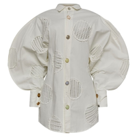 Camisa ciclos estruturada off white