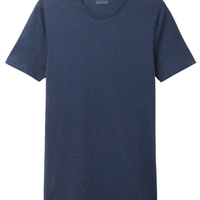 Camiseta Em Algodão Supima Elástico - Azul