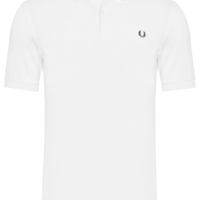 Polo Masculina "The Fred Perry Shirt" Em Piquet De Algodão - Branco