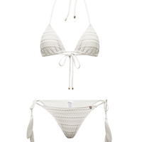 Calcinha biquíni String Magnólia - Off White