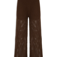 Calça Feminina Tricot - Marrom
